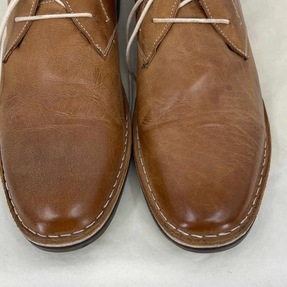 Steve Madden Tan Leather Chukka Boots MENS SIZE 17 STYLE P-IBON 217